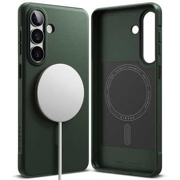 Ovitek Ringke "Onyx Magnetic" za Samsung Galaxy S26 Plus - dark green