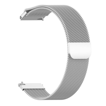 Univerzalen kovinski pas Techsuit "W009" 18mm za pametne ure - srebrn