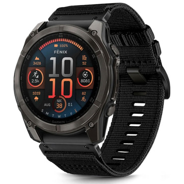 Univerzalen pas Techsuit "W070" 22mm za pametne ure - črn