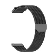 Univerzalen kovinski pas Techsuit "W009" 20mm za pametne ure - črn