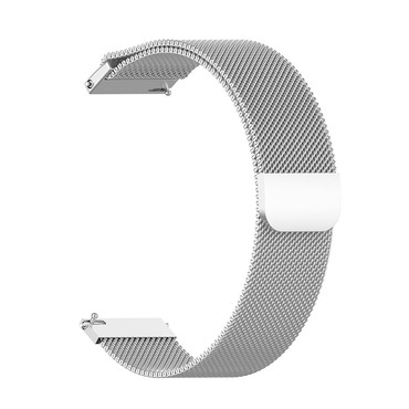 Univerzalen kovinski pas Techsuit "W009" 20mm za pametne ure - srebrn