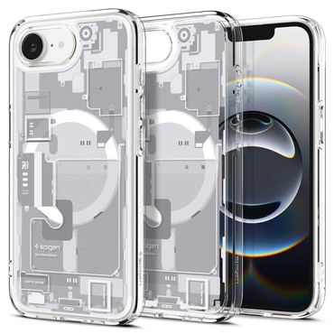 Ovitek Spigen "Ultra Hybrid Mag" za iPhone 16e / 17e - zero one white