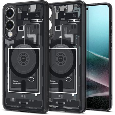 Ovitek Spigen "Ultra Hybrid Mag" za Samsung Galaxy S25 Edge - zero one black
