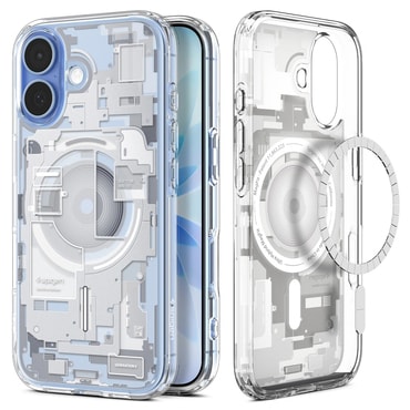 Ovitek Spigen "Ultra Hybrid Mag" za iPhone 17 - zero one white