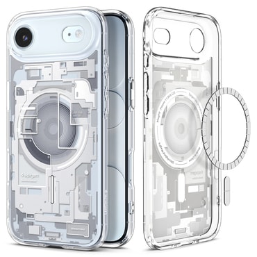 Ovitek Spigen "Ultra Hybrid Mag" za iPhone Air - zero one white