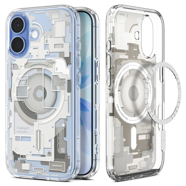 Ovitek Spigen "Ultra Hybrid Mag" za iPhone 17 - zero one natural titanium