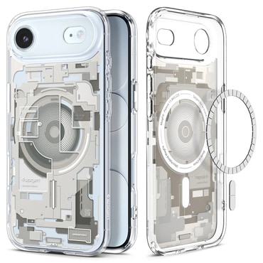 Ovitek Spigen "Ultra Hybrid Mag" za iPhone Air - zero one natural titanium