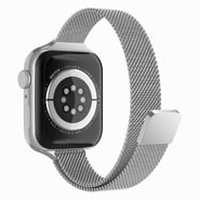 Kovinski pas Techsuit "W034" za Apple Watch (42mm / 44mm / 45mm / 46mm / 49mm) - srebrn