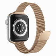 Kovinski pas Techsuit "W034" za Apple Watch (42mm / 44mm / 45mm / 46mm / 49mm) - zlat