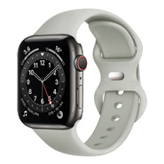 Silikonski pas Techsuit "W031" za Apple Watch (42mm / 44mm / 45mm / 46mm / 49mm) - siv