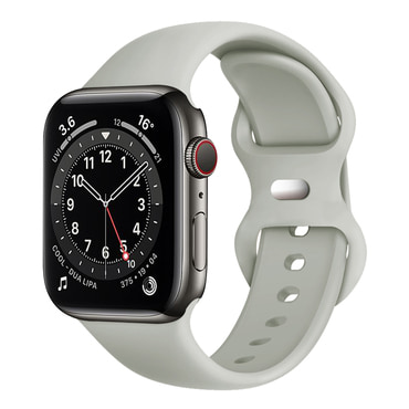 Silikonski pas Techsuit "W031" za Apple Watch (42mm / 44mm / 45mm / 46mm / 49mm) - siv