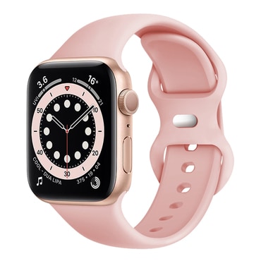 Silikonski pas Techsuit "W031" za Apple Watch (42mm / 44mm / 45mm / 46mm / 49mm) - svetlo roza