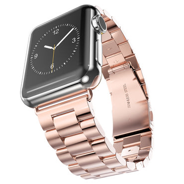 Jekleni pas Techsuit "W036" za Apple Watch (42 / 44 / 45 / 46 / 49mm) - roza
