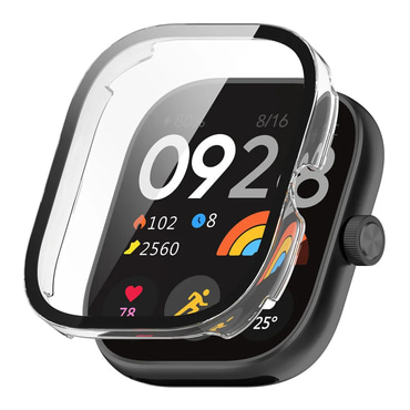 Ovitek z zaščito zaslona Techsuit "Defense360 Pro" za Xiaomi Redmi Watch 4 - prozoren
