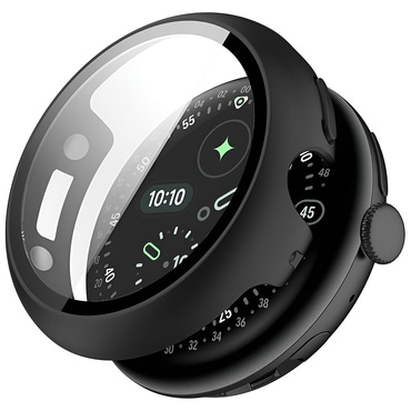 Ovitek z zaščito zaslona Techsuit "Defense360 Pro" za Google Pixel Watch 4 45mm - črn