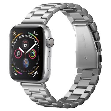 Kovinski pas Spigen "Modern Fit" za Apple Watch (42 / 44 / 45 / 46 / 49mm) - silver