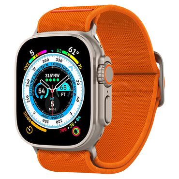 Najlonski pas Spigen "Fit Lite Ultra" za Apple Watch (42 / 44 / 45 / 46 / 49mm) - orange