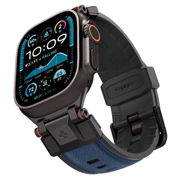 Silikonski pas Spigen "DuraPro Armor" za Apple Watch (42 / 44 / 45 / 46 / 49mm) - navy blue