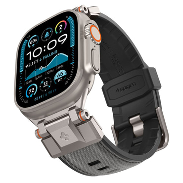 Silikonski pas Spigen "DuraPro Armor" za Apple Watch (42 / 44 / 45 / 46 / 49mm) - grey