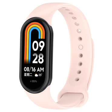 Silikonski pas Techsuit "W014" za Xiaomi Mi Band 8 / 8 NFC / 9 / 9 NFC / Smart Band 10 - roza