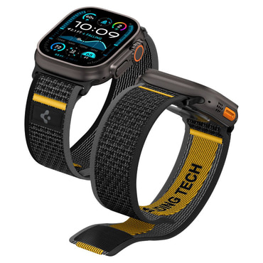 Pas Spigen "Athlex Air" za Apple Watch (44 / 45 / 46 / 49mm) - active black