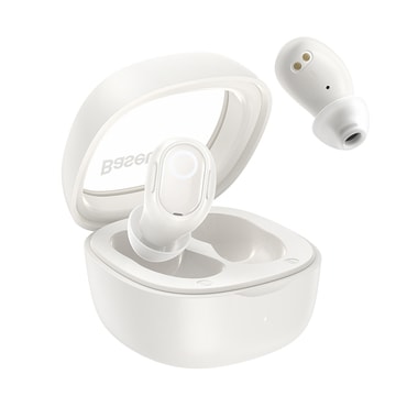 Bluetooth slušalke Baseus "Bowie WM02" BT 5.3 z mikrofonom - creamy white