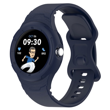 Silikonski pas Techsuit "W065" za Google Pixel Watch / Watch 2 / Watch 3 41mm / Watch 4 41mm - mornarsko moder