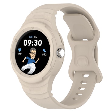 Silikonski pas Techsuit "W066" za Google Pixel Watch / Watch 2 / Watch 3 41mm / Watch 4 41mm - bež