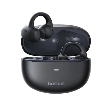 Bluetooth slušalke Baseus "Bowie MC1" BT 5.4 z odprtim ušesnim dizajnom, IP57 vodoodpornostjo in 600mAh - black