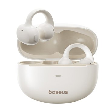 Bluetooth slušalke Baseus "Bowie MC1" BT 5.4 z odprtim ušesnim dizajnom, IP57 vodoodpornostjo in 600mAh - white