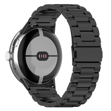 Kovinski pas Techsuit "W010" za Google Pixel Watch 4 45mm - črn