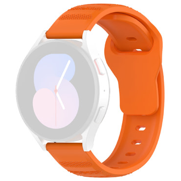 Univerzalen silikonski pas Techsuit "W050" 20mm za pametne ure - oranžen