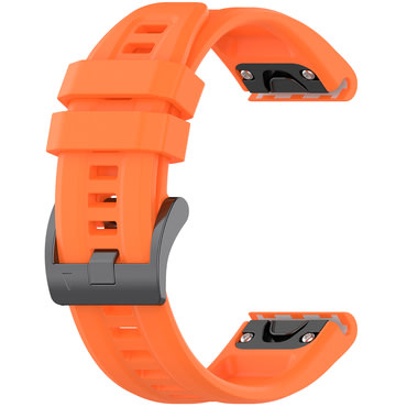 Univerzalen silikonski pas Techsuit QuickFit "W060" 22mm za pametne ure - oranžen