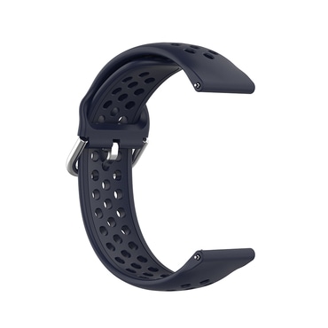 Univerzalen silikonski pas Techsuit "W004" 20mm za pametne ure - temno moder 