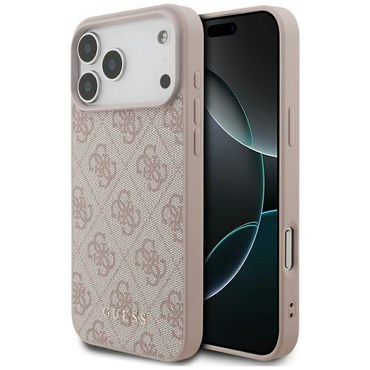 Ovitek Guess "Hardcase 4G Classic" za iPhone 17 Pro Max - pink