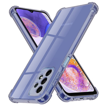 TPU gel ovitek Techsuit "Shockproof" za Samsung Galaxy A23 - smoke black