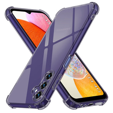 TPU gel ovitek Techsuit "Shockproof" za Samsung Galaxy A14 4G / 5G - smoke black