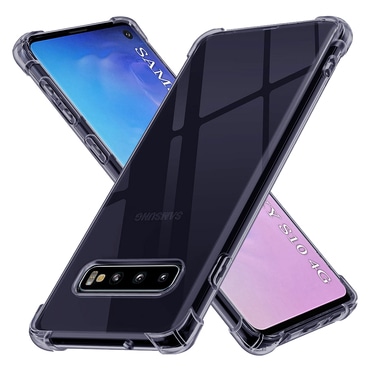 TPU gel ovitek Techsuit "Shockproof" za Samsung Galaxy S10 - smoke black