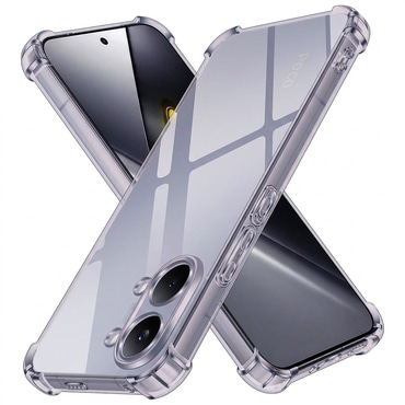TPU gel ovitek Techsuit "Shockproof" za Xiaomi Poco X8 Pro Max - smoke black