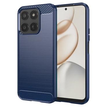 TPU gel ovitek "Brushed Carbon" za Honor 400 Smart / Honor X7d 4G / X7d 5G - moder