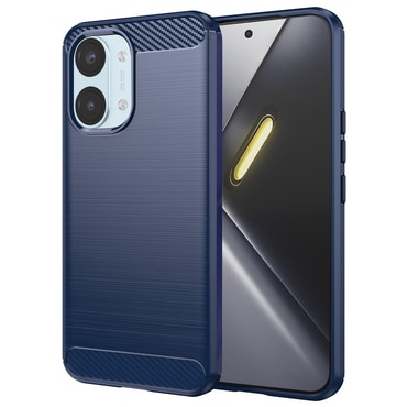 TPU gel ovitek "Brushed Carbon" za Xiaomi Poco X8 Pro Max - moder