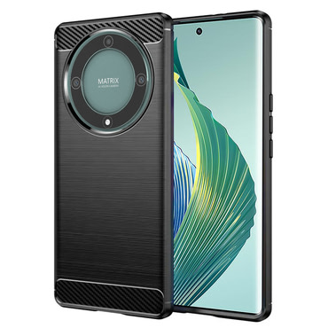 TPU gel ovitek "Brushed Carbon" za Honor Magic5 Lite 5G - črn