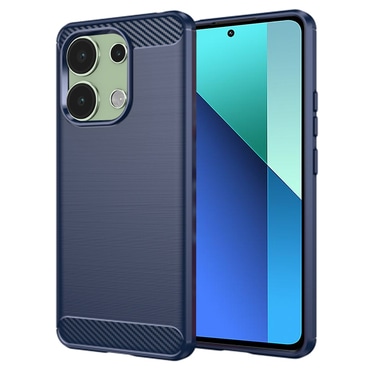 TPU gel ovitek "Brushed Carbon" za Xiaomi Redmi Note 13 4G - moder