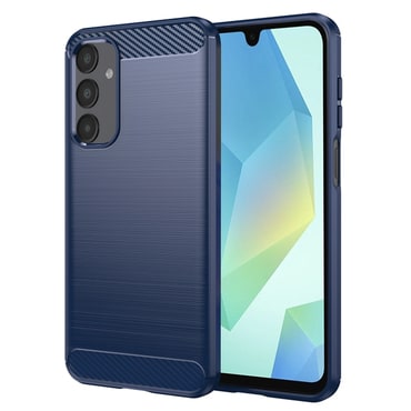 TPU gel ovitek "Brushed Carbon" za Samsung Galaxy A16 4G / 5G - moder