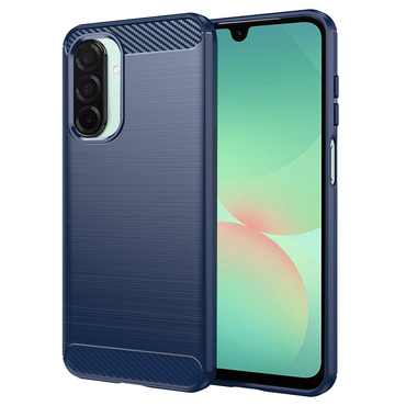 TPU gel ovitek "Brushed Carbon" za Samsung Galaxy A26 - moder