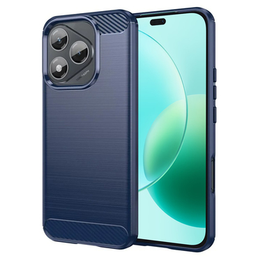 TPU gel ovitek "Brushed Carbon" za Honor 400 Lite - moder