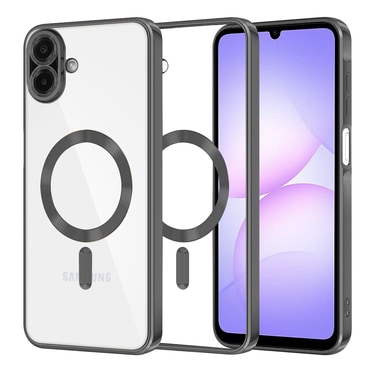Ovitek Techsuit "Luxury Crystal MagSafe" za Samsung Galaxy A07 - črn