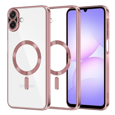 Ovitek Techsuit "Luxury Crystal MagSafe" za Samsung Galaxy A07 - roza