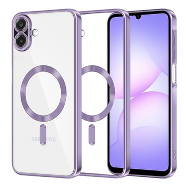 Ovitek Techsuit "Luxury Crystal MagSafe" za Samsung Galaxy A07 - svetlo vijoličen