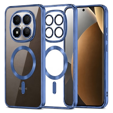 Ovitek Techsuit "Luxury Crystal MagSafe" za Xiaomi Redmi Note 15 Pro Plus / Poco M8 Pro - temno moder